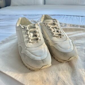 Off White Loro Piana Suede Calfskin and Microfiber Sneaker